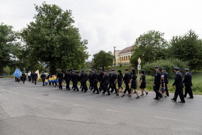 Dobrovolní hasiči v Klokočí mají výročí i opravenou zbrojnici