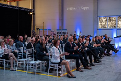 Slavnostního otevření přístavby Smurfit Kappa Olomouc