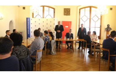 Slavnostní předání zlatých medailí Prof. MUDr. Jana Jánského Foto:Blanka Martinovská