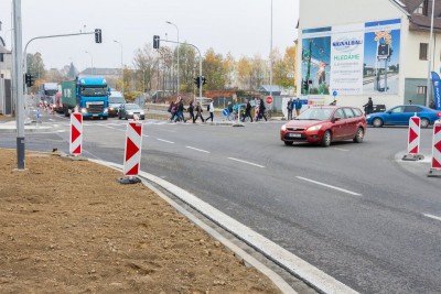 V Přerově se otevřel nový úsek průtahu městem. Pomůže dopravě