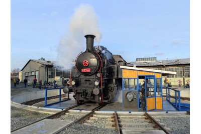 Mikuláš a jeho družina cestovali parním vlakem