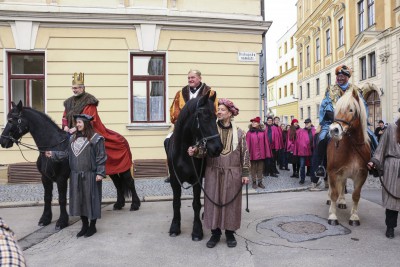 Tři králové žehnali v Olomouci