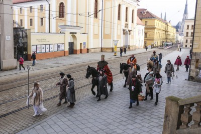 Tři králové žehnali v Olomouci