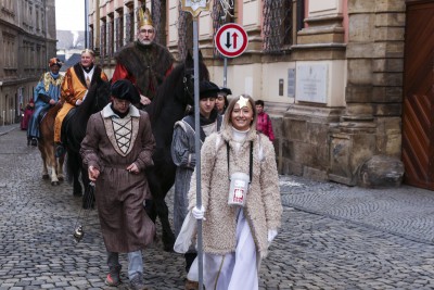 Tři králové žehnali v Olomouci