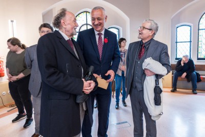 Červený kostel otevřel brány. Symbolický klíč předal hejtman Suchánek