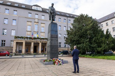 Olomoucký kraj uctil památku T. G. Masaryka