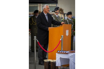 Olomoucká vojenská policie slavnostně nastoupila na Den svého útvaru