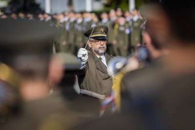 Olomoucká vojenská policie slavnostně nastoupila na Den svého útvaru