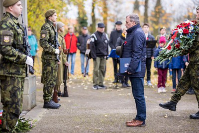 Náměstek hejtmana Dalibor Horák uctil památku válečných veteránů