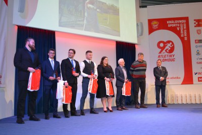 Atletický klub Olomouc ocenil nejlepší sportovce a trenéry