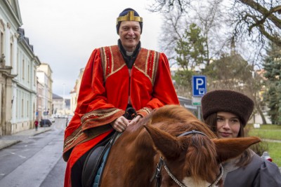 Tři králové popřáli v Olomouci šťastný nový rok