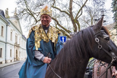 Tři králové popřáli v Olomouci šťastný nový rok