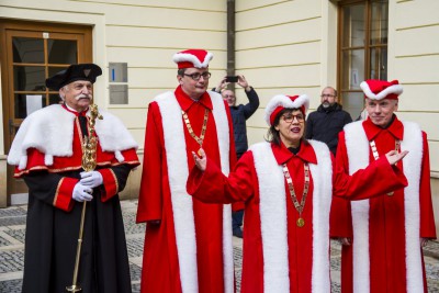 Tři králové popřáli v Olomouci šťastný nový rok