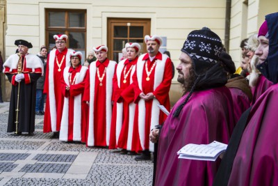 Tři králové popřáli v Olomouci šťastný nový rok