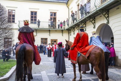 Tři králové popřáli v Olomouci šťastný nový rok