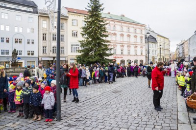 Tři králové popřáli v Olomouci šťastný nový rok