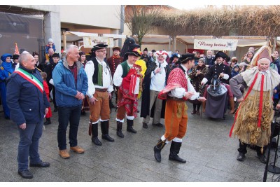 Ve Velké Bystřici bylo veselo. Konal se tam tradiční masopust