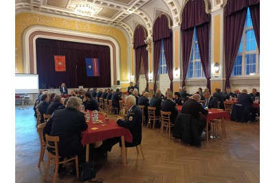 V Příkazech se sešli dobrovolní hasiči z Olomoucka. Dorazil také hejtman Josef Suchánek