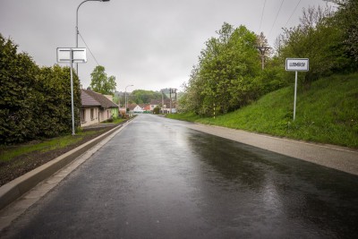 Další opravená silnice, tentokrát v Ludmírově