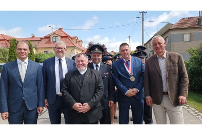 Hasiči v Luké hasí už 130 let. Obec uspořádala slavnost