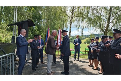 Hasiči v Luké hasí už 130 let. Obec uspořádala slavnost