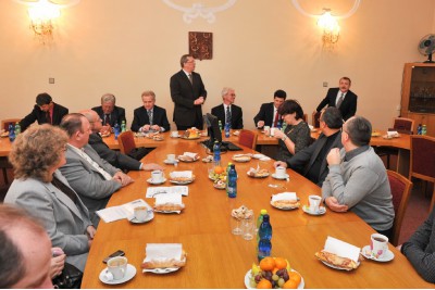 Setkání se starosty ORP Litovel na radnici