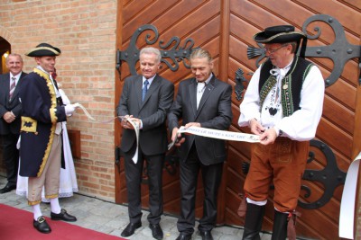 Nově otevřený objekt - tzv. Depozitář - v Muzeu v Čechách pod Kosířem