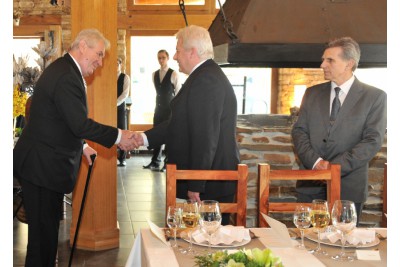 oběd se zástupci Krajské hospodářské komory, Svazu měst a obcí a Svazu průmyslu a dopravy