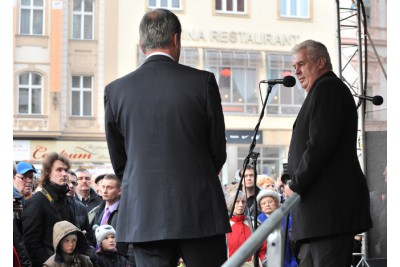 setkání prezidenta republiky s občany města Olomouce
