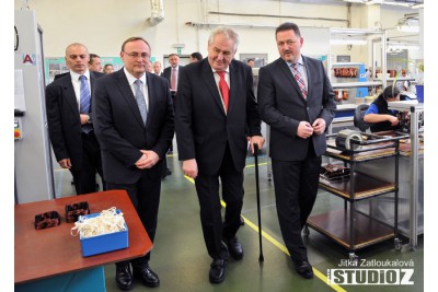příjezd do sídla firmy Siemens, odštěpný závod Elektromotory Mohelnice