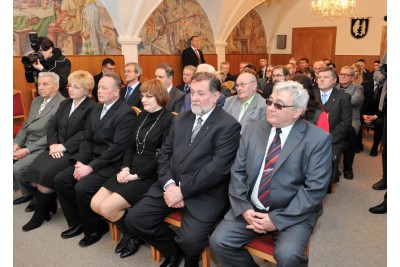 setkání prezidenta republiky s představiteli města Litovel