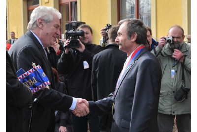 setkání s představiteli a občany obce Hradčany