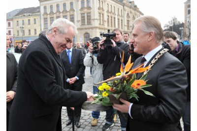 setkání prezidenta republiky s občany a představiteli města Přerov
