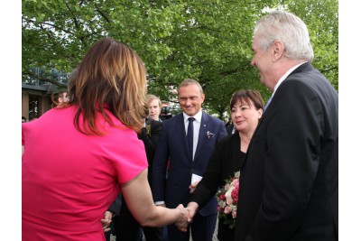Prezident Zeman zahájil třídenní návštěvu Olomouckého kraje