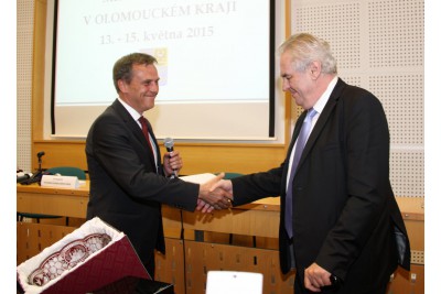 Prezident Zeman zahájil třídenní návštěvu Olomouckého kraje