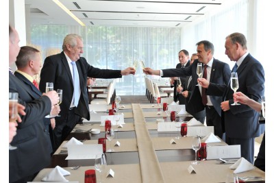 První den návštěvy prezidenta Miloše Zemana v Olomouckém kraji