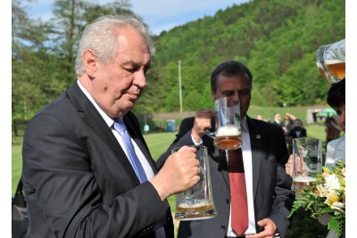 První den návštěvy prezidenta Miloše Zemana v Olomouckém kraji