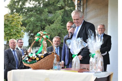 První den návštěvy prezidenta Miloše Zemana v Olomouckém kraji