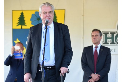První den návštěvy prezidenta Miloše Zemana v Olomouckém kraji