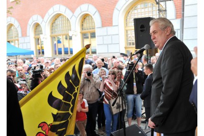 Třetí a závěrečný den prezidentské návštěvy v Olomouckém kraji, 15.5.2015