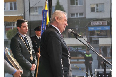 Oficiální návštěva prezidenta Zemana v Olomouckém kraji, den druhý