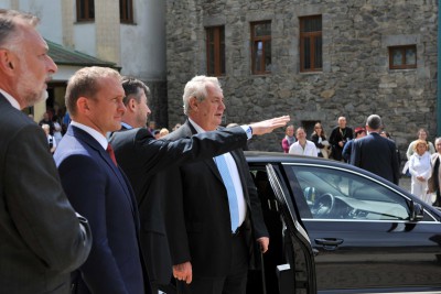 Oficiální návštěva prezidente Zemana v Olomouckém kraji, den třetí