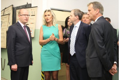 Návštěva premiéra Bohuslava Sobotky v Olomouckém kraji