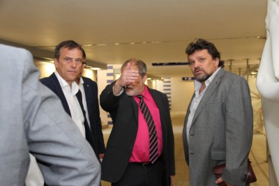 Hejtman Rozbořil si prohlédl rekonstrukci olomoucké železniční stanice 