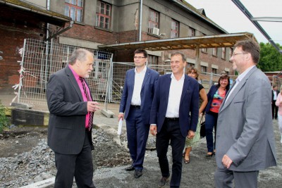 Hejtman Rozbořil si prohlédl rekonstrukci olomoucké železniční stanice