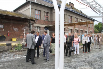 Hejtman Rozbořil si prohlédl rekonstrukci olomoucké železniční stanice