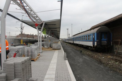 Hejtman Rozbořil si prohlédl rekonstrukci olomoucké železniční stanice