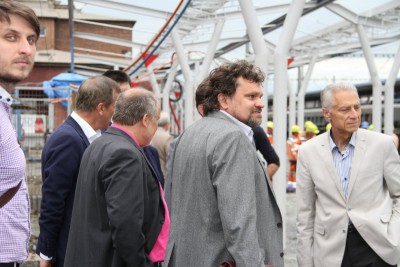 Hejtman Rozbořil si prohlédl rekonstrukci olomoucké železniční stanice