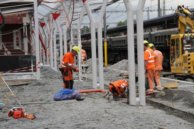 Hejtman Rozbořil si prohlédl rekonstrukci olomoucké železniční stanice