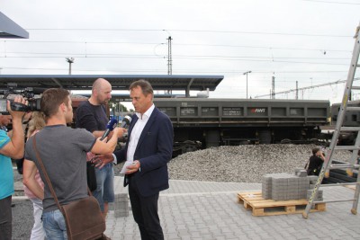 Hejtman Rozbořil si prohlédl rekonstrukci olomoucké železniční stanice